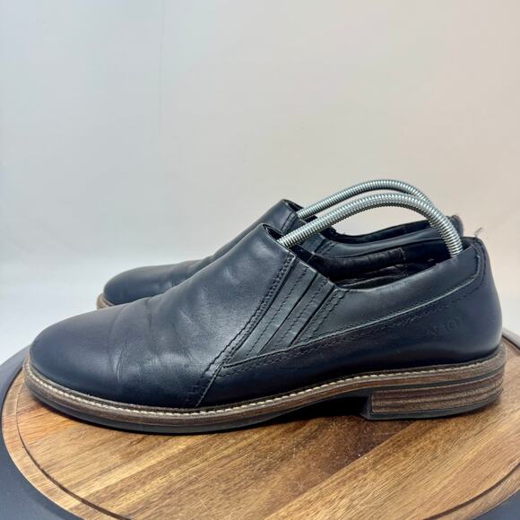 Naot Director Slip On Leather Black Shoe Men's Size 45 = US 12 - Picture 3 of 12